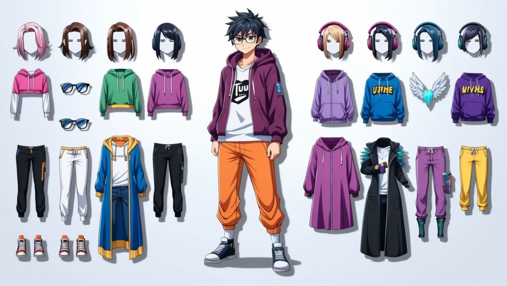 Creating Modular 3D VTuber Avatar: Swappable Parts for Customization and Reusability